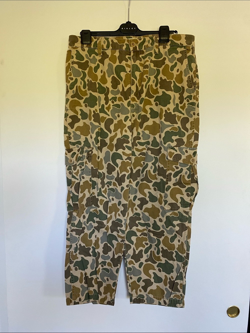 Madewell Camo Cargo Pants in Green & Brown